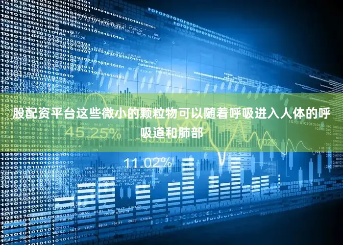 股配资平台这些微小的颗粒物可以随着呼吸进入人体的呼吸道和肺部
